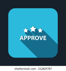 Beautiful Approve web icon