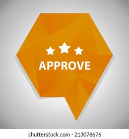 Beautiful Approve web icon