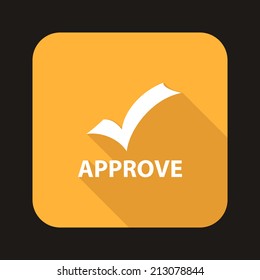 Beautiful Approve web icon