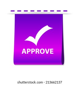Beautiful Approve web icon