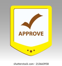 Beautiful Approve web icon