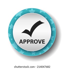 Beautiful Approve web icon