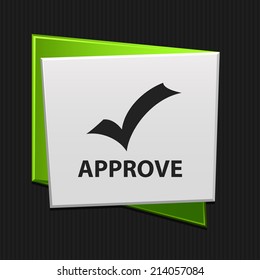 Beautiful Approve web icon