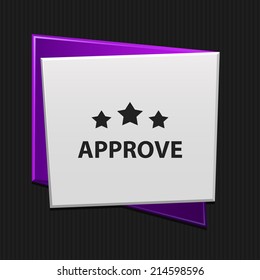 Beautiful Approve web icon