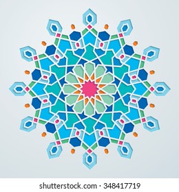 Beautiful arabic geometric pattern