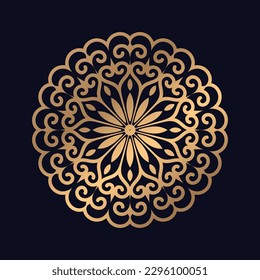Schöne arabisch-islamische Muster mandala Design-Illustrationen Hintergrund Vektorgrafik-Vorlage