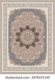 Beautiful Arabic style carpets with wonderful ornaments decorations