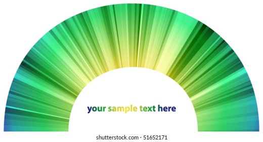 Beautiful arch concept card design