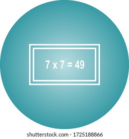 Beautiful Arithmetic Line Vector Icon