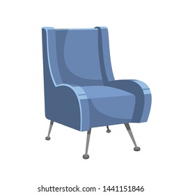 Beautiful arm chair vector design illustration isolated on white background