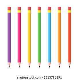 A Beautiful Array of Colorful Pencils Perfectly Crafted for Creative Projects and Art
