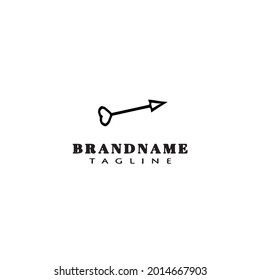 diseño de flecha hermosa imagen logotipo icono diseño moderno vector negro