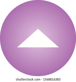 Beautiful Arrow Up Glyph Vector Icon