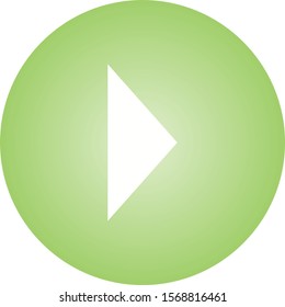 Beautiful Arrow Right Glyph Vector Icon