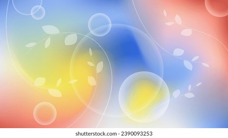Beautiful art blur wallpaper in soft colors. An excellent background for designing pages on social networks, posters, presentations, outdoor advertising and your other projects. Vector.
