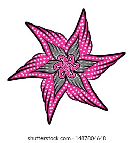 The beautiful of art Indonesian Batik Pattern
