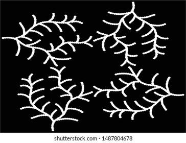 The beautiful of art Indonesian Batik Pattern