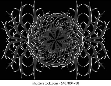 The beautiful of art Indonesian Batik Pattern