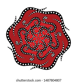 The beautiful of art Indonesian Batik Pattern
