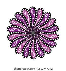 The beautiful of art Indonesian Batik Pattern