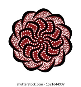 The beautiful of art Indonesian Batik Pattern