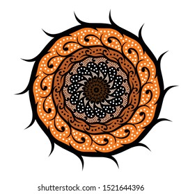 The beautiful of art Indonesian Batik Pattern