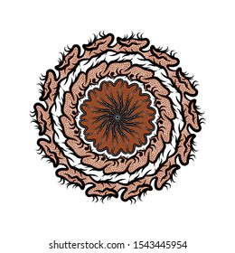 The beautiful of art Indonesian Batik Pattern