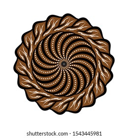 The beautiful of art Indonesian Batik Pattern