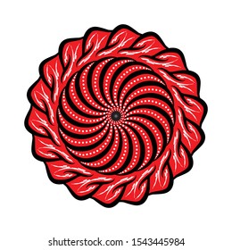 The beautiful of art Indonesian Batik Pattern