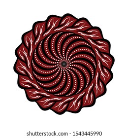 The beautiful of art Indonesian Batik Pattern