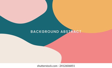 A beautiful and artistic backdrop filled with soft, vibrant colors. It has a dreamy and elegant vibe, often incorporating feminine elements like delicate patterns and graceful curves. 