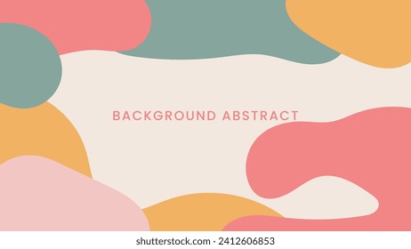 A beautiful and artistic backdrop filled with soft, vibrant colors. It has a dreamy and elegant vibe, often incorporating feminine elements like delicate patterns and graceful curves. 