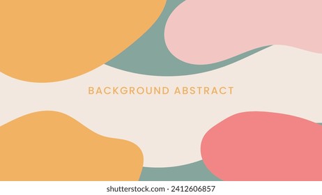 A beautiful and artistic backdrop filled with soft, vibrant colors. It has a dreamy and elegant vibe, often incorporating feminine elements like delicate patterns and graceful curves. 