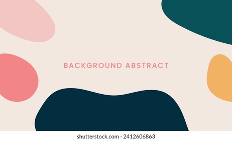 A beautiful and artistic backdrop filled with soft, vibrant colors. It has a dreamy and elegant vibe, often incorporating feminine elements like delicate patterns and graceful curves. 
