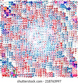 Beautiful artistic  background. Vector blue red art