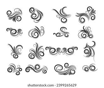 Beautiful artistic decorative floral set