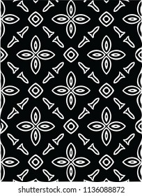 Beautiful artistic fashion seamless vector pattern in retro style
