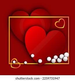 A beautiful artistic valentine design for various purposes 