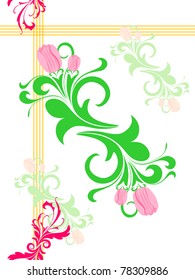 beautiful artwork background, vector illustration