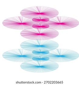  Beautiful artwork concept in two colors 
