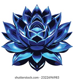 Beautiful attract illuminate foliage elegantly mechanical chakra lotus bloom, Luxury oriental flower background vector. Elegant white lotus flowers golden line art, leaves.