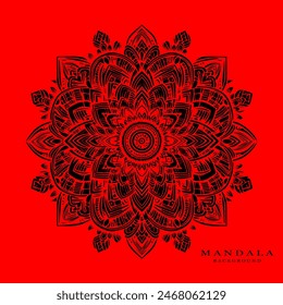Beautiful and attractive decorative mandala design background