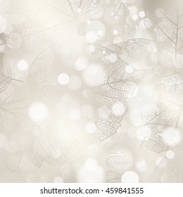 Beautiful autumn background with sun. EPS 10 vector file included
