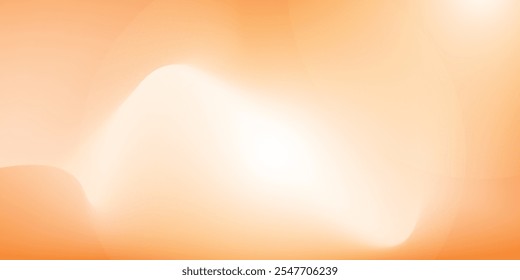 Beautiful Autumn Background Template, Orange and cream gradation color artwork. Blurred minimal orange gradient.