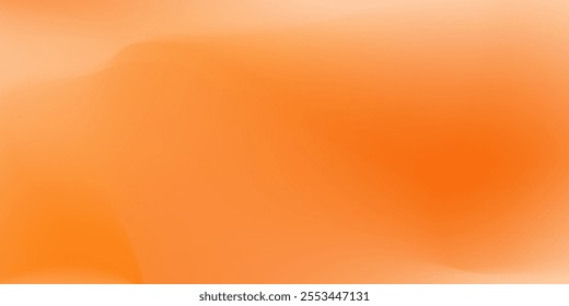 Beautiful Autumn Background Template, Orange and cream gradation color artwork. Blurred minimal orange gradient.