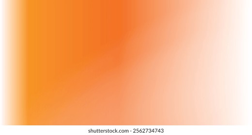 Beautiful Autumn Background Template, Orange and cream gradation color artwork. Blurred minimal orange gradient. Perfect for autumn or fall, thanksgiving, halloween designs. Cozy orange backdrop.