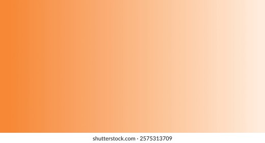 Beautiful Autumn Background Template, Orange and cream gradation color artwork. Blurred minimal orange gradient. Perfect for autumn or fall,