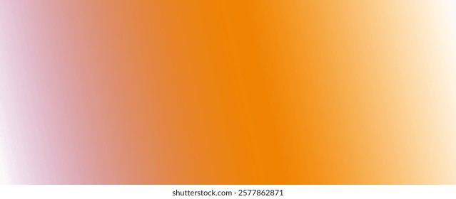 Beautiful Autumn Background Template, Orange and cream gradation color artwork. Blurred minimal orange gradient. Perfect for autumn or fall, thanksgiving, halloween designs.