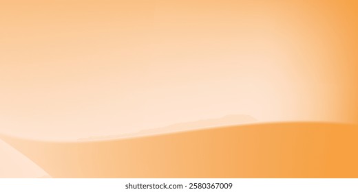 Beautiful Autumn Background Template, Orange and cream gradation color artwork. Blurred minimal orange gradient modern