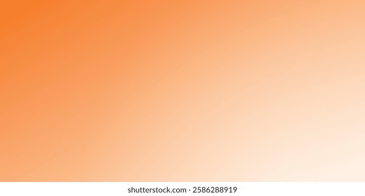 Beautiful Autumn Background Template, Orange and cream gradation color artwork. Blurred minimal orange gradient modern arts